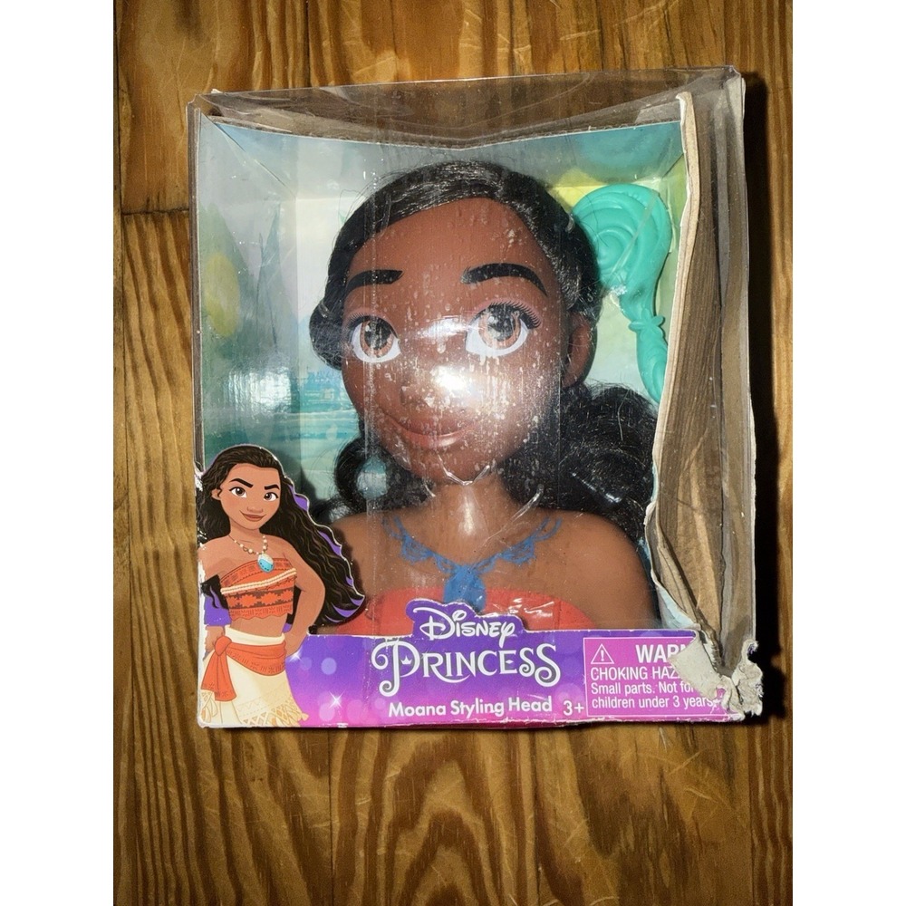 Disney Princess Moana Styling Head‎ With Brush Included